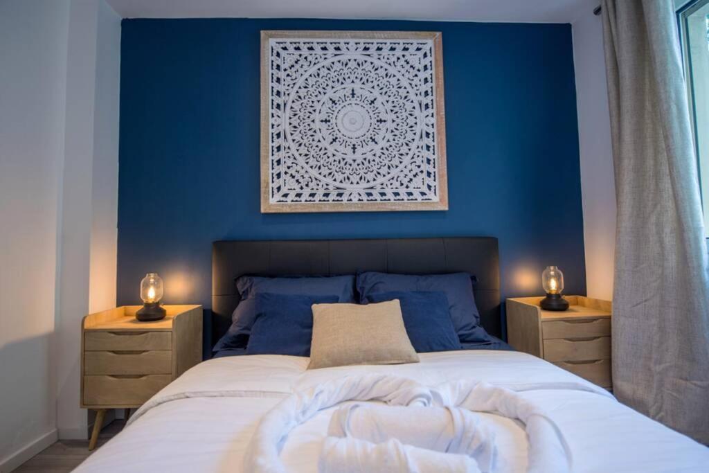 4 Couchages Climatise Direct Plage Wifi Parking Antibes Luaran gambar