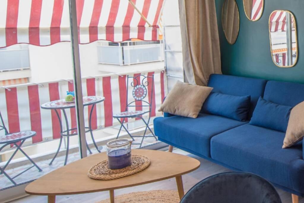 4 Couchages Climatise Direct Plage Wifi Parking Antibes Luaran gambar