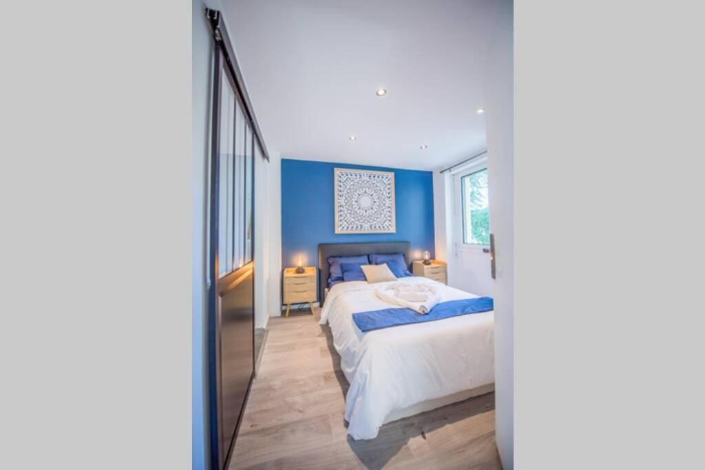 4 Couchages Climatise Direct Plage Wifi Parking Antibes Luaran gambar